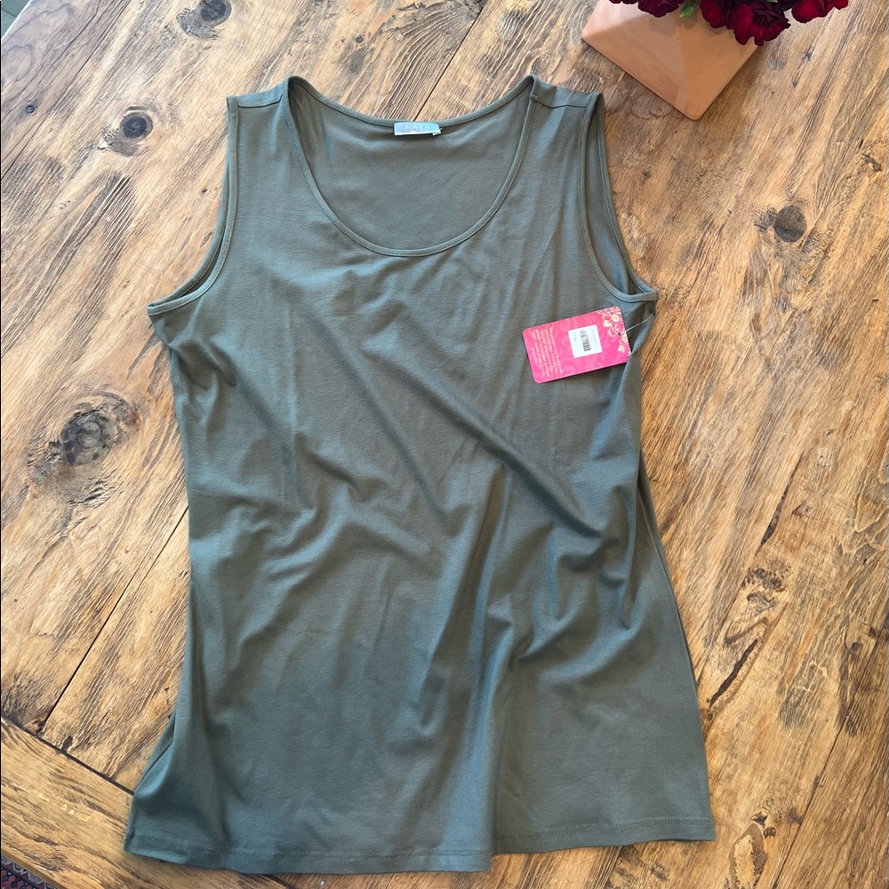 Army Green Naya Tank Top - Size L